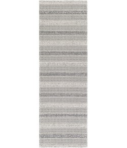 Livabliss La Casa LCS2309 Silver Gray Charcoal Area Rug 2 ft. 6 in. X 7 ft. 3 in. Runner