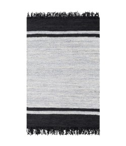 Surya Lexington LEX2307 Black Light Gray Area Rug 2 ft. X 3 ft. Rectangle