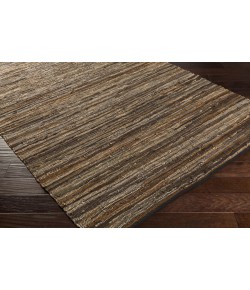 Livabliss Log Cabin LGC1000 Dark Brown Camel Area Rug 8 ft. X 10 ft. Rectangle