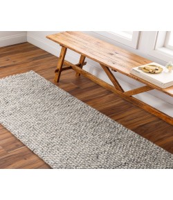 Livabliss Lucerne LNE1001 Charcoal Ivory Area Rug 2 ft. 6 in. X 8 ft. Runner
