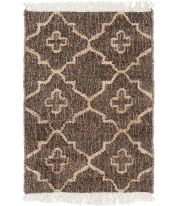 Surya Laural LRL6011 Dark Brown Khaki Area Rug 6 ft. X 9 ft. Rectangle
