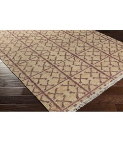 Surya Laural LRL6018 Cream Dark Purple Area Rug 2 ft. 6 in. X 8 ft. Runner