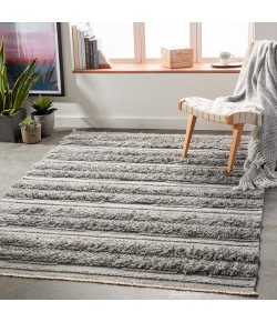 Surya Lugano LUG2303 Medium Gray Black Area Rug 2 ft. X 3 ft. Rectangle