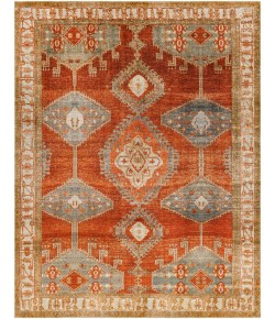 Livabliss Lavable LVB2301 Burnt Orange Bright Orange Area Rug 7 ft. 6 in. X 9 ft. 6 in. Rectangle