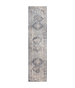 Livabliss Liverpool LVP2301 Charcoal Medium Gray Area Rug 2 ft. 7 in. X 10 ft. 2 in. Runner