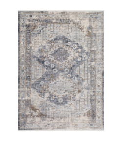 Surya Liverpool LVP2301 Charcoal Medium Gray Area Rug 2 ft. 7 in. X 4 ft. 11 in. Rectangle