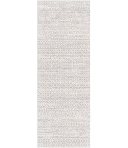 Livabliss Lavadora LVR2319 Gray Light Gray Area Rug 2 ft. 7 in. X 7 ft. 3 in. Runner