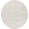 Livabliss Lavadora LVR2319 Gray Light Gray Area Rug 6 ft. 7 in. Round