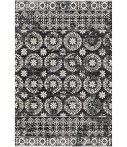 Livabliss Lavadora LVR2325 Black Gray Area Rug 5 ft. 3 in. X 7 ft. Rectangle