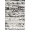Livabliss Lavadora LVR2329 Black Gray Area Rug 6 ft. 7 in. X 9 ft. Rectangle