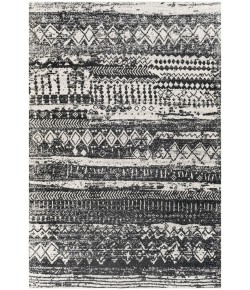 Livabliss Lavadora LVR2330 Black Gray Area Rug 5 ft. 3 in. X 7 ft. Rectangle