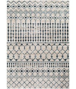 Livabliss Lavadora LVR2338 Ink Blue Blue Area Rug 6 ft. 7 in. Round Round