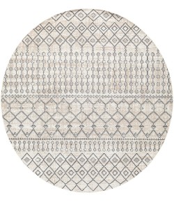 Livabliss Lavadora LVR2339 Ink Blue Gray Area Rug 6 ft. 7 in. Round