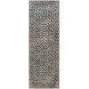 Livabliss Lavadora LVR2341 Black Gray Area Rug 2 ft. 7 in. X 7 ft. 3 in. Runner