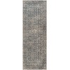 Livabliss Lavadora LVR2342 Black Gray Area Rug 2 ft. 7 in. X 7 ft. 3 in. Runner
