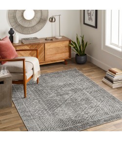 Livabliss Lavadora LVR2342 Black Gray Area Rug 7 ft. 10 in. X 10 ft. Rectangle