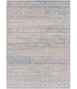 Livabliss Lavadora LVR2345 Gray Blue Area Rug 5 ft. 3 in. X 7 ft. Rectangle