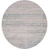 Livabliss Lavadora LVR2345 Gray Blue Area Rug 6 ft. 7 in. Round