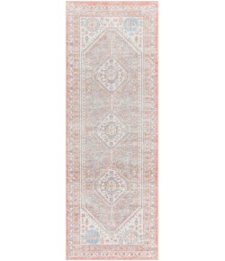 Livabliss Lavadora LVR2348 Ivory Plum Area Rug 2 ft. 7 in. X 7 ft. 3 in. Runner
