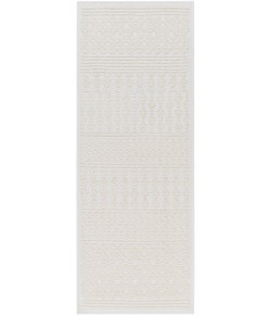 Livabliss Lyna LYA2309 Light Grey Taupe Area Rug 2 ft. 7 in. X 7 ft. 2 in. Runner
