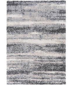 Livabliss Lyra Shag LYR2302 Charcoal Gray Area Rug 2 ft. X 3 ft. Rectangle