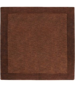 Surya Mystique M294 Dark Brown Area Rug 6 ft. Square