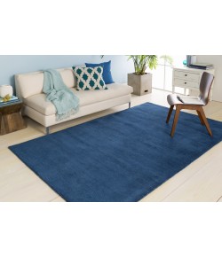 Livabliss Mystique M330 Dark Blue Area Rug 8 ft. Square