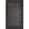 Livabliss Mystique M347 Charcoal Black Area Rug 8 ft. Square