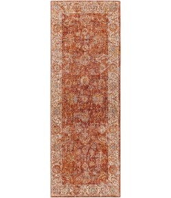 Livabliss Mirabel MBE2307 Brick Red Dusty Pink Area Rug 2 ft. 7 in. X 7 ft. 3 in. Runner