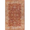 Livabliss Mirabel MBE2307 Burnt Orange Rose Area Rug 6 ft. 7 in. X 9 ft. 6 in. Rectangle
