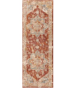 Livabliss Mirabel MBE2311 Brick Red Teal Area Rug 2 ft. 7 in. X 10 ft. Runner