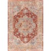 Livabliss Mirabel MBE2311 Brick Red Teal Area Rug 6 ft. 7 in. X 9 ft. 6 in. Rectangle