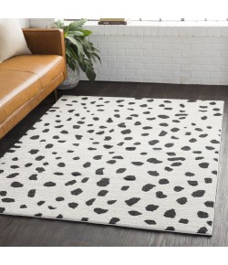 Livabliss Moroccan Shag MCS2307 Black Charcoal Area Rug 6 ft. 7 in. X 9 ft. 6 in. Rectangle