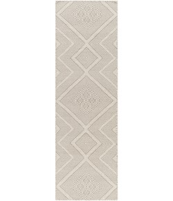 Surya Mardin MDI2309 Medium Gray Cream Area Rug 2 ft. 6 in. X 8 ft. Runner