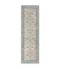 Surya Mesopotamia MEP2304 Medium Gray Teal Area Rug 2 ft. 6 in. X 7 ft. 10 in. Runner