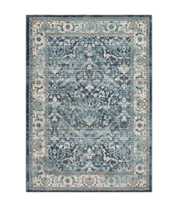 Livabliss Mesopotamia MEP2306 Navy Medium Gray Area Rug 7 ft. 10 in. X 9 ft. 10 in. Rectangle