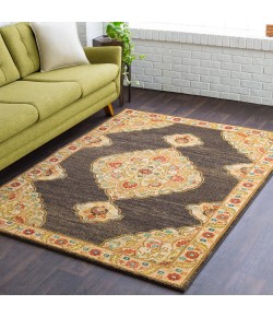 Livabliss Masala Market MMT2312 Dark Brown Cream Area Rug 9 ft. 3 in. X 12 ft. 6 in. Rectangle