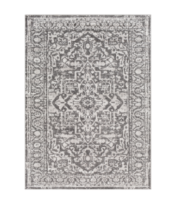 Livabliss Monte Carlo MNC2300 Charcoal Light Gray Area Rug 3 ft. 11 in. X 5 ft. 7 in. Rectangle
