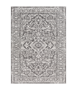 Livabliss Monte Carlo MNC2300 Charcoal Light Gray Area Rug 5 ft. 3 in. X 7 ft. 3 in. Rectangle