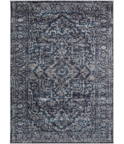 Livabliss Monte Carlo MNC2301 Navy White Area Rug 3 ft. 11 in. X 5 ft. 7 in. Rectangle