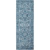 Livabliss Monte Carlo MNC2302 Sky Blue Light Gray Area Rug 5 ft. 3 in. Round
