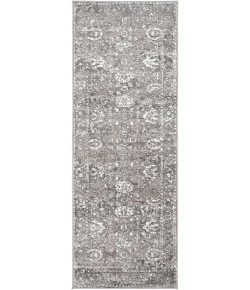 Livabliss Monte Carlo MNC2311 Light Gray Charcoal Area Rug 5 ft. 3 in. Round
