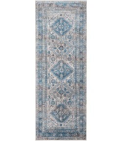Livabliss Monte Carlo MNC2312 Light Gray Charcoal Area Rug 2 ft. 7 in. X 16 ft. Runner