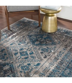 Livabliss Monte Carlo MNC2312 Light Gray Charcoal Area Rug 6 ft. 7 in. Square