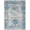Livabliss Monte Carlo MNC2313 Sky Blue Light Gray Area Rug 7 ft. 10 in. X 10 ft. 2 in. Rectangle