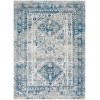 Livabliss Monte Carlo MNC2313 Sky Blue Light Gray Area Rug 8 ft. 10 in. X 12 ft. Rectangle