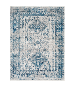 Livabliss Monte Carlo MNC2313 Sky Blue Light Gray Area Rug 8 ft. 10 in. X 12 ft. Rectangle