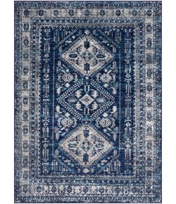 Livabliss Monte Carlo MNC2315 Navy Light Gray Area Rug 3 ft. 11 in. X 5 ft. 7 in. Rectangle