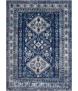 Livabliss Monte Carlo MNC2315 Navy Light Gray Area Rug 6 ft. 7 in. Square