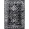 Livabliss Monte Carlo MNC2340 Black Charcoal Area Rug 6 ft. 7 in. Square Square